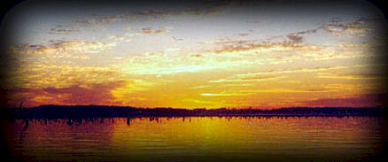 Sunrise on Toledo Bend Reservoir
