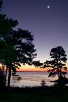 Sunrise on Toledo Bend - View from Cottage Deck